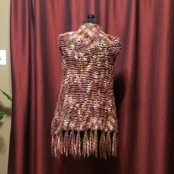 BEBE Sweater Poncho - Picture 2 of 4